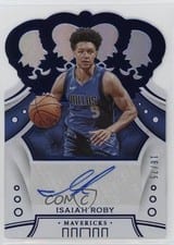 2019 Panini Crown Royale Rookie Autographs Isaiah Roby #CR-IRB card