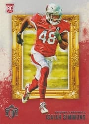 2020 Panini Chronicles Gridiron Kings Isaiah Simmons #GK-39 card