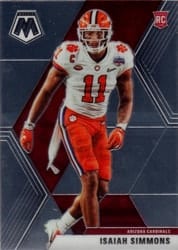 2020 Panini Mosaic Base Set Isaiah Simmons #245 card