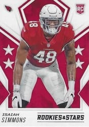 2020 Panini Rookies & Stars Base Set Isaiah Simmons #142 card