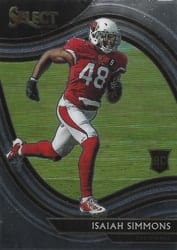 2020 Panini Select Base Set Isaiah Simmons #388 card