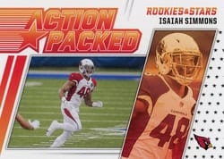 2021 Panini Rookies & Stars Action Packed Isaiah Simmons #AP-22 card