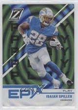 2022 Zenith Epix Emerald Isaiah Spiller #EE-3 card