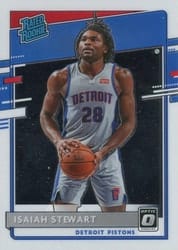 2020-21 Donruss Optic Base Set Isaiah Stewart #166 card