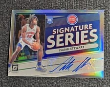 2020-21 Donruss Optic Signature Series Isaiah Stewart #SS-IST card