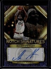 2025-26 Topps Topps Notch Signatures Isaiah Stewart #TNS-IS