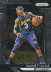 2018-19 Panini Prizm Base Set Isaiah Thomas #52 card