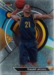 2023-24 Finest Base Set Isaiah Wong #100 card