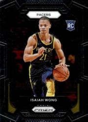 2023-24 Panini Prizm Base Set Isaiah Wong #154 card