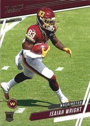 2020 Panini Chronicles Prestige Rookies Update Isaiah Wright #316 card