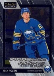 2023-24 O-Pee-Chee Platinum Base Set Isak Rosen #276 card