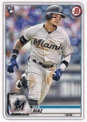 2020 Bowman Base Set Isan Diaz #5 card