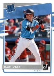 2020 Donruss Base Set Isan Diaz #48 card