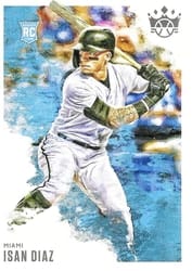 2020 Panini Diamond Kings Base Set Isan Diaz #81 card