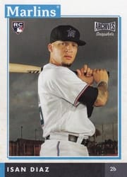 2020 Topps Archives Snapshots Base Set Isan Diaz #AS-ID card