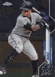 2020 Topps Chrome Base Set Isan Diaz #170 card
