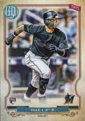 2020 Topps Gypsy Queen Base Set Isan Diaz #293 card