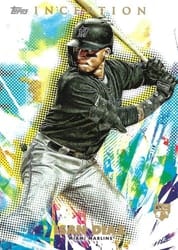 2020 Topps Inception Base Set Isan Diaz #42 card