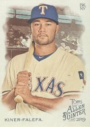 2019 Topps Allen & Ginter Base Set Isiah Kiner-Falefa #122 card