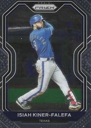 2021 Panini Prizm Base Set Isiah Kiner-Falefa #15 card