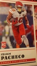 2022 Panini Chronicles Isiah Pacheco #36 card