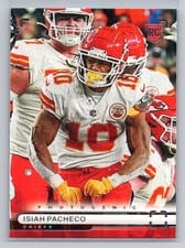 2022 Panini Chronicles Photogenic Isiah Pacheco #PH-31 card