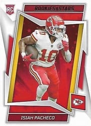 2022 Panini Rookies & Stars Base Set Isiah Pacheco #143 card