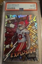2023 Panini Absolute Explosive Isiah Pacheco #25 card