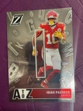 2023 Panini Zenith A to Z Isiah Pacheco #9 card