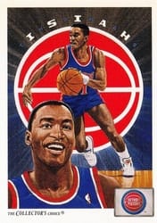 1991-92 Upper Deck Base Set Isiah Thomas #91 card