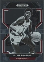 2022 Panini Prizm Draft Picks Base Set Isiah Thomas #18 card