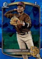 2025 Bowman Sapphire Edition Base Set Ismael Javier #BCP-52 card