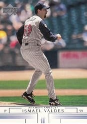 2002 Upper Deck Base Set Ismael Valdes #60 card