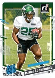 2023 Donruss Base Set Israel Abanikanda #379 card