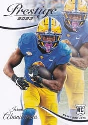 2023 Panini Prestige Base Set Israel Abanikanda #341 card