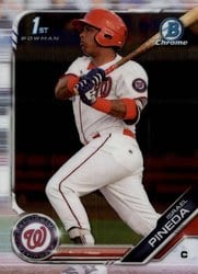 2019 Bowman Chrome Prospects Israel Pineda #BCP-247 card