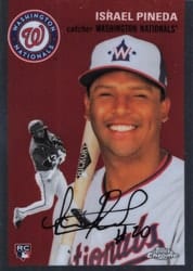 2023 Topps Chrome Platinum Anniversary Base Set Israel Pineda #153 card