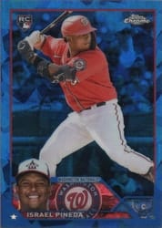 2023 Topps Chrome Sapphire Edition Base Set Israel Pineda #447 card