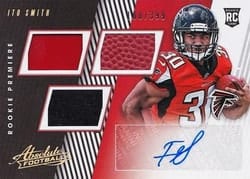 2018 Panini Absolute Base Set Ito Smith #190 card