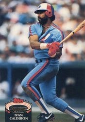 1992 Stadium Club Base Set Ivan Calderon #73 card