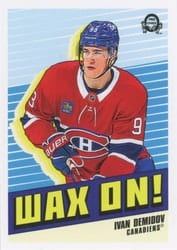 2025-26 O-Pee-Chee Wax On Ivan Demidov #WO-11 card