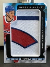 2025-26 Upper Deck Black Diamond Rookie Team Logo Jumbo Puzzle Patch Ivan Demidov #RTL-ID card