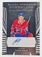 2025-26 Upper Deck Black Diamond Sparkling Rookie Scripts Ivan Demidov #SRS-ID card