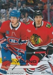 2025-26 Upper Deck Base Set Ivan Demidov / Artyom Levshunov #250 card