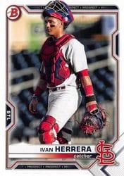 2021 Bowman Draft Base Set Ivan Herrera #BD-94 card