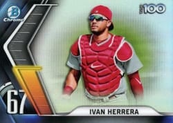 2022 Bowman Scouts' Top 100 Ivan Herrera #BTP-67 card