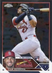 2023 Topps Chrome Base Set Iván Herrera #177 card