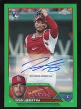 2023 Topps Chrome Update Autograph Iván Herrera #AC-IH card