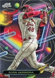 2023 Topps Cosmic Chrome Base Set Iván Herrera #147 card