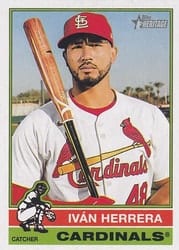 2025 Topps Heritage Base Set Iván Herrera #252 card